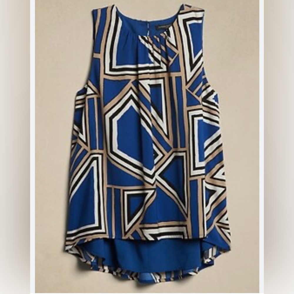 Banana Republic Geometric Top Size S